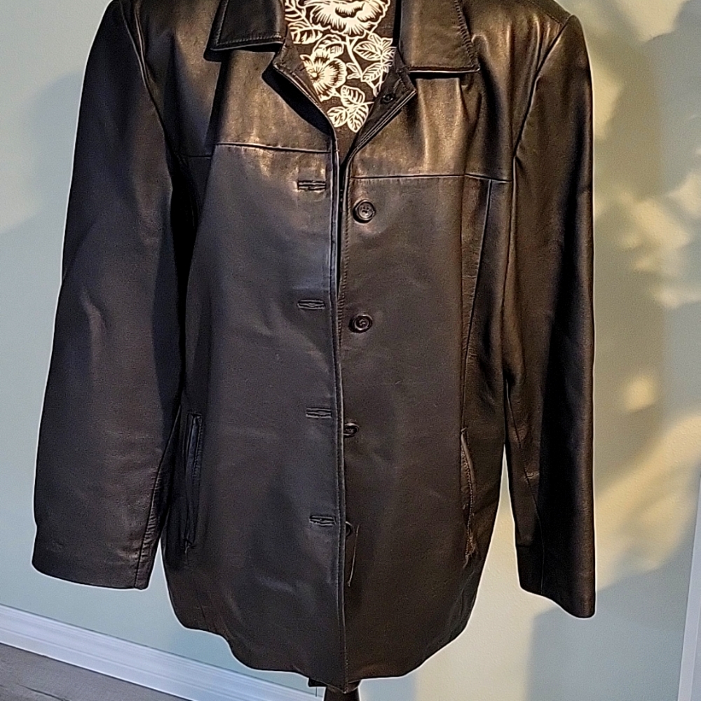Style & Co Leather Jacket